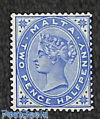 2.5d, ultramarin, Stamp out of set