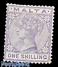1sh, dull violet, Stamp out of set
