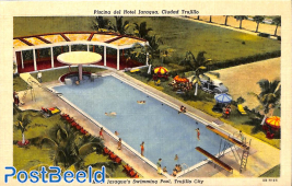 Illustrated Postcard 9c, unused with postmark