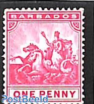 1d, WM Crown-CA, Stamp out of set