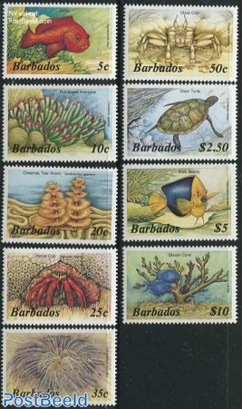 Definitives, fish 9v, WM9 (without year)