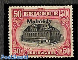 Malmedy 50c, Stamp out of set