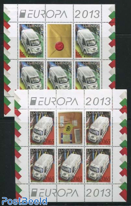 Europa, postal transport 2 m/s