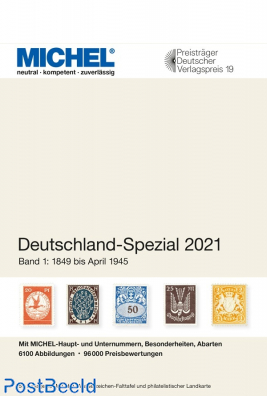 Michel catalog Germany Special 2021 - Volume 1