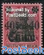 German Post, 40c on 80pf, Stamp out of set