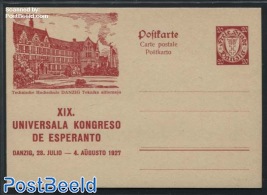 Illustrated Postcard, Esperanto, 20pf, Technische Hochschule