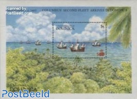 Fleet arrives in Dominica s/s