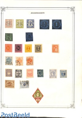 Germany, local private stamps */o