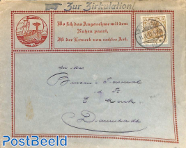 Cover, sent to Darmstadt