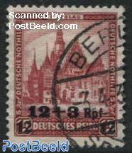 12+3pf Overprint, Stamp out of set