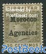 20c, London, Morocco Agencies, Stamp out of set