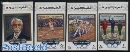Olympic games Munich 4v, overprints, imperforated