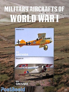 Military aircrafts of World War I 2v m/s