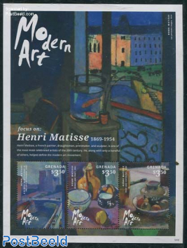 Mordern art, Henri Matisse 3v m/s