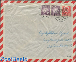 Envelope from Narsarsuaq to Copenhagen