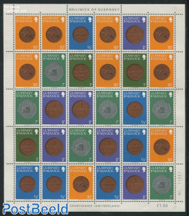 Coins booklet sheet