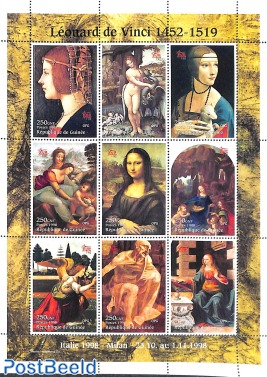 Leonardo da Vinci paintings 9v m/s