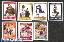 Norman Rockwell paintings 7v imperforated