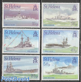 Ships of the Royal Navy in W.W. II 6v