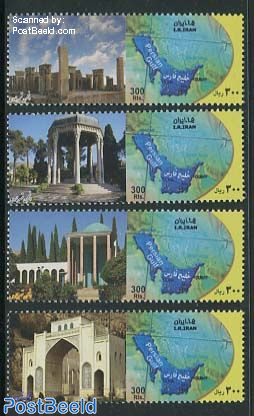 Fars Stamp Association 4v