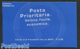Priority stamps booklet (with 8 stamps)