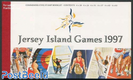 Jersey Island Games prestige booklet