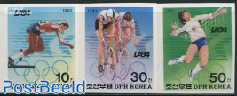 Olympic Games 3v, Imperforated