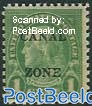 1c, perf. 11:10.5, Pointed tops, Stamp out of set