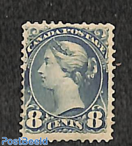8c, Bluegrey, Stamp out of set