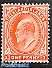 1p, Stamp out of set, WM sidewards