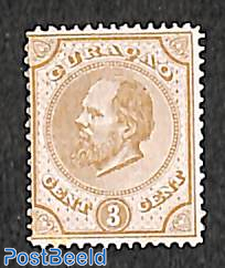 3c, Perf. 14, large holes, Stamp out of set