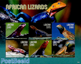 African Lizards 6v m/s