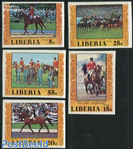 Horse races 5v imperforated