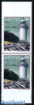Uzavas lighthouse, booklet pair