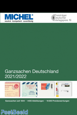 Michel catalog  Postal Stationery  Germany 2021-2022 