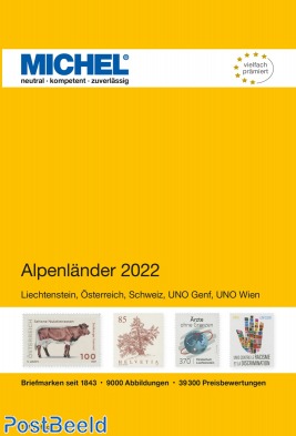 Michel Catalog Europe volume 1 Alps 2022