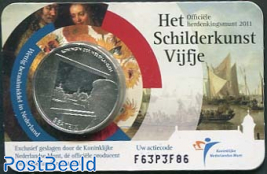 5 euro 2011 Schilderkunst coincard