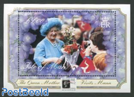 Queen mother, Stamp show s/s