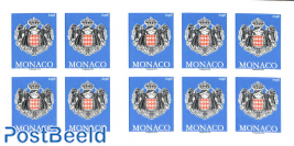 Coat of arms foil booklet with year 2019