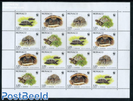 WWF, Turtles minisheet