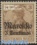 3c, German Post, Stamp out of set