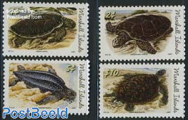 Definitives, sea turtles 4v