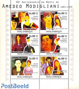 Amedeo Modigliani 6v m/s