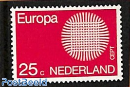 25c, Europa CEPT, Stamp out of set