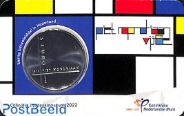 5 Euro, coincard, Piet Mondriaan