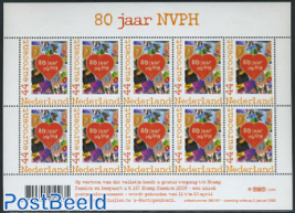 80 Years NVPH minisheet (with 10 stamps)