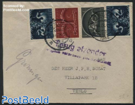 Letter from Groningen to Venlo, Returned due to broken postal connection, Postmark: 14 IX 1944