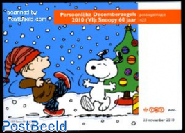 Personal christmas stamp, Snoopy Pres. pack 427