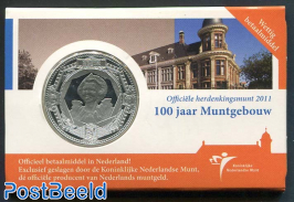 5 Euro 2011 Muntgebouw coincard + booklet