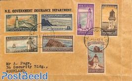GLI stamps on cover